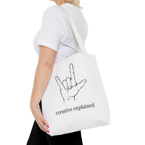 Creative Explained Tote Bag