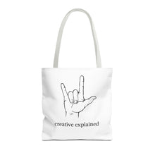 Load image into Gallery viewer, Creative Explained Tote Bag
