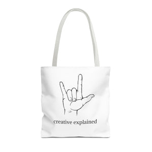 Creative Explained Tote Bag