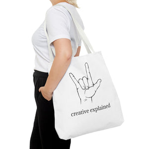 Creative Explained Tote Bag