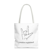 Load image into Gallery viewer, Creative Explained Tote Bag
