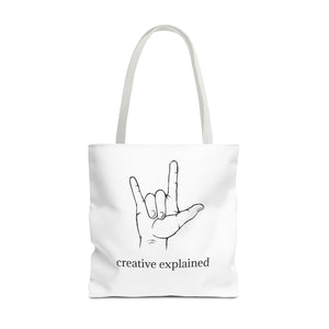 Creative Explained Tote Bag